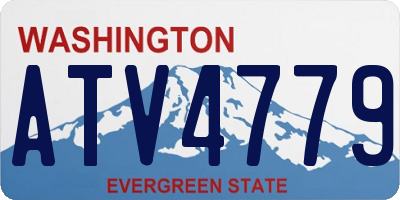 WA license plate ATV4779
