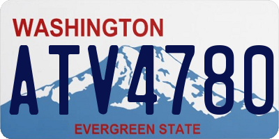 WA license plate ATV4780