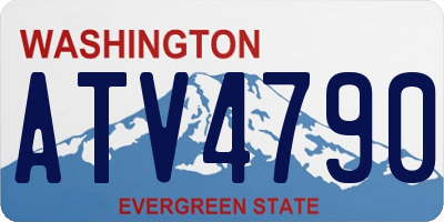 WA license plate ATV4790
