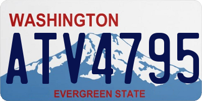 WA license plate ATV4795