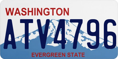 WA license plate ATV4796