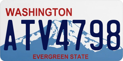 WA license plate ATV4798