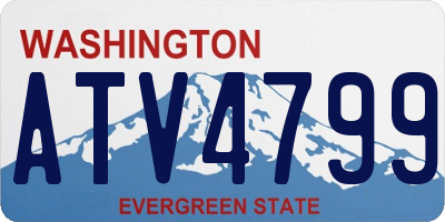 WA license plate ATV4799