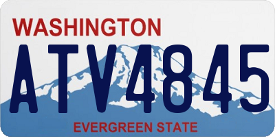 WA license plate ATV4845