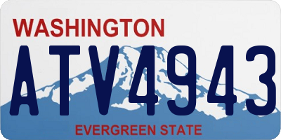 WA license plate ATV4943