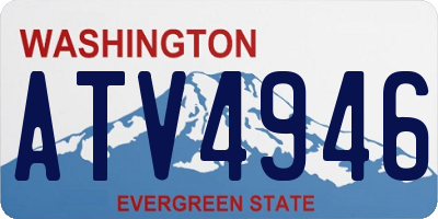 WA license plate ATV4946