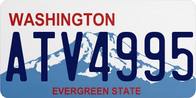 WA license plate ATV4995