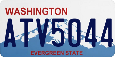 WA license plate ATV5044