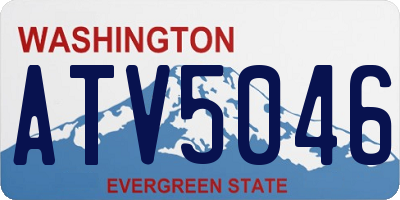 WA license plate ATV5046