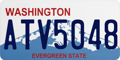 WA license plate ATV5048