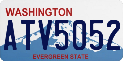 WA license plate ATV5052