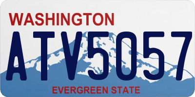WA license plate ATV5057