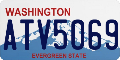 WA license plate ATV5069