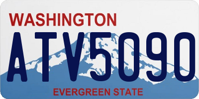 WA license plate ATV5090