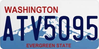 WA license plate ATV5095