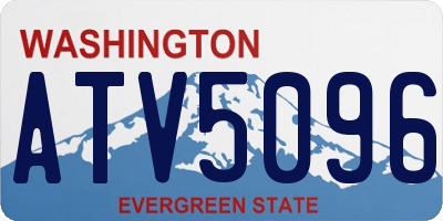 WA license plate ATV5096