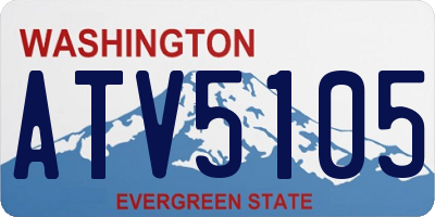 WA license plate ATV5105