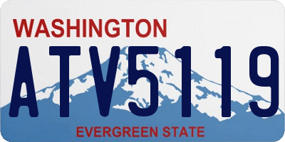 WA license plate ATV5119