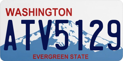 WA license plate ATV5129