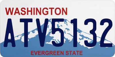 WA license plate ATV5132