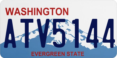 WA license plate ATV5144