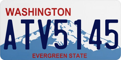 WA license plate ATV5145
