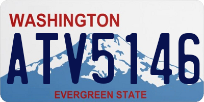 WA license plate ATV5146