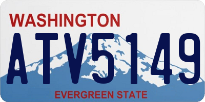 WA license plate ATV5149