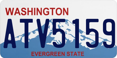 WA license plate ATV5159