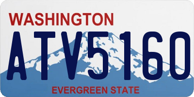 WA license plate ATV5160
