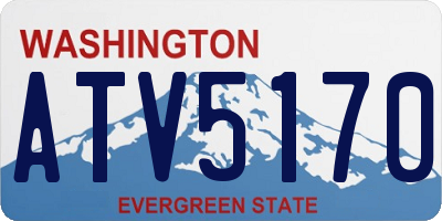 WA license plate ATV5170