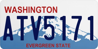 WA license plate ATV5171