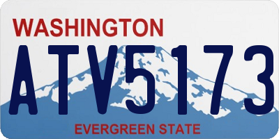 WA license plate ATV5173