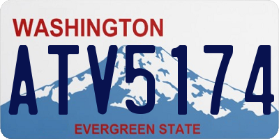 WA license plate ATV5174