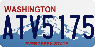 WA license plate ATV5175