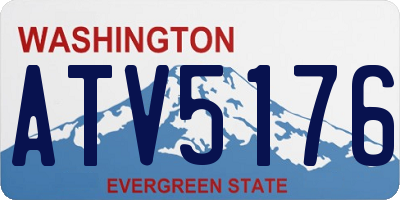 WA license plate ATV5176