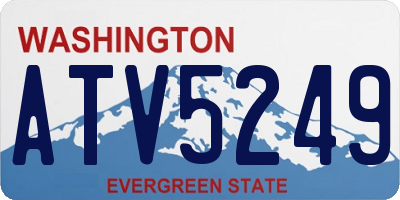 WA license plate ATV5249