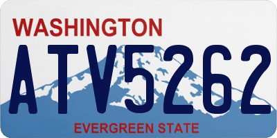 WA license plate ATV5262