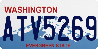 WA license plate ATV5269