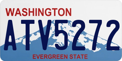 WA license plate ATV5272