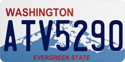 WA license plate ATV5290
