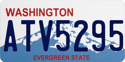 WA license plate ATV5295