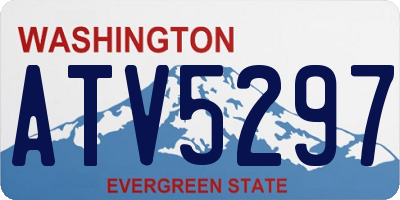 WA license plate ATV5297