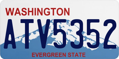 WA license plate ATV5352