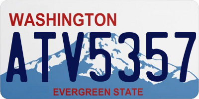 WA license plate ATV5357