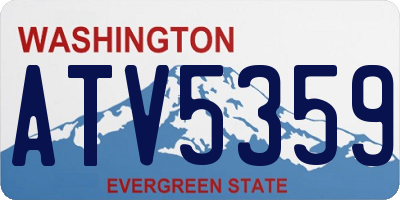 WA license plate ATV5359