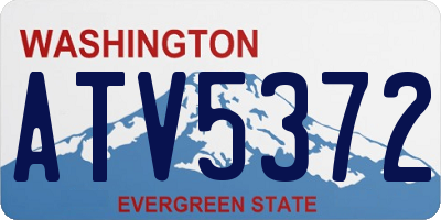 WA license plate ATV5372