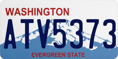 WA license plate ATV5373