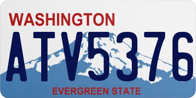 WA license plate ATV5376