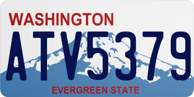 WA license plate ATV5379